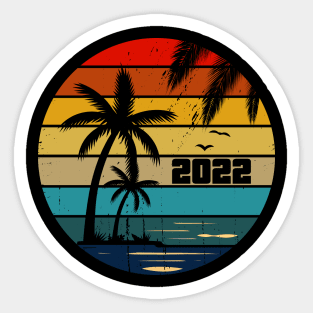 Retro 2022 New Year Sticker